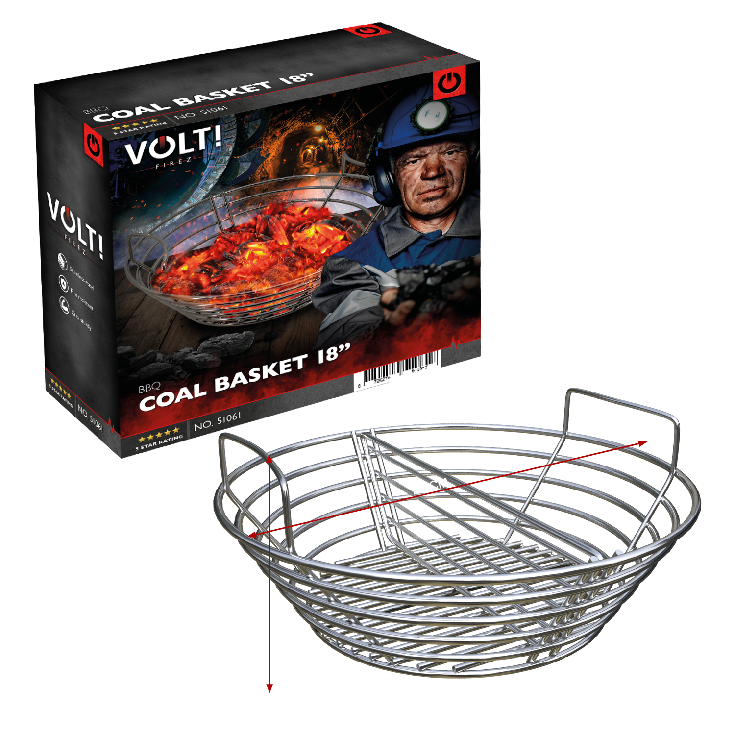 51061 Coal Basket 18 3